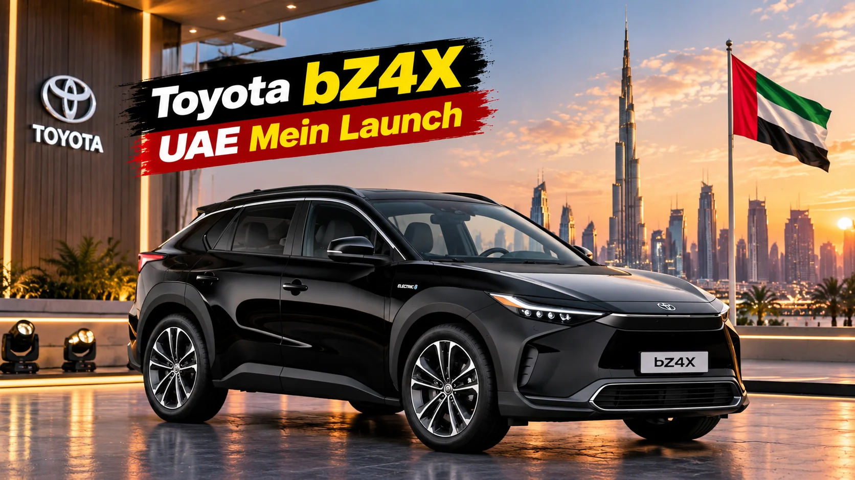 Toyota bZ4X UAE Mein Launch — AED 184,900 Mein Toyota Ki Pehli Pure EV, India Kab Aayegi?