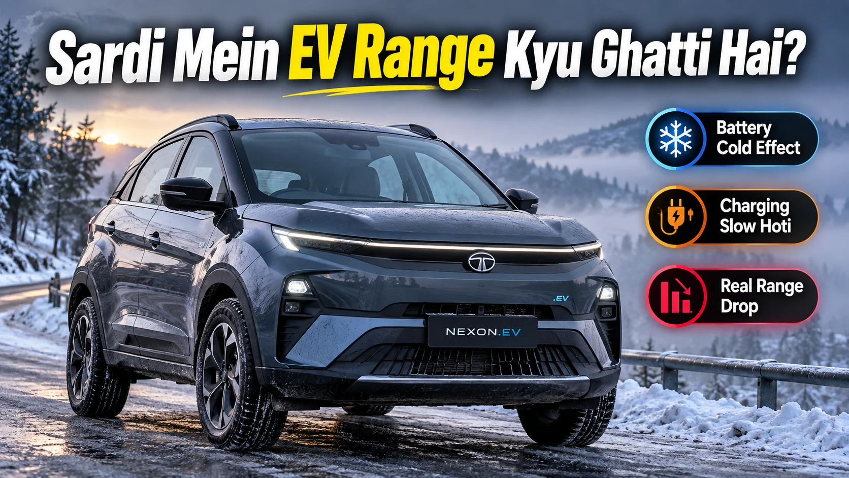 Sardi Mein EV Ki Range Kyun Ghat Jaati Hai? Battery Kharab Nahi Hoti, Yeh Karo Range Wapas Laane Ke Liye