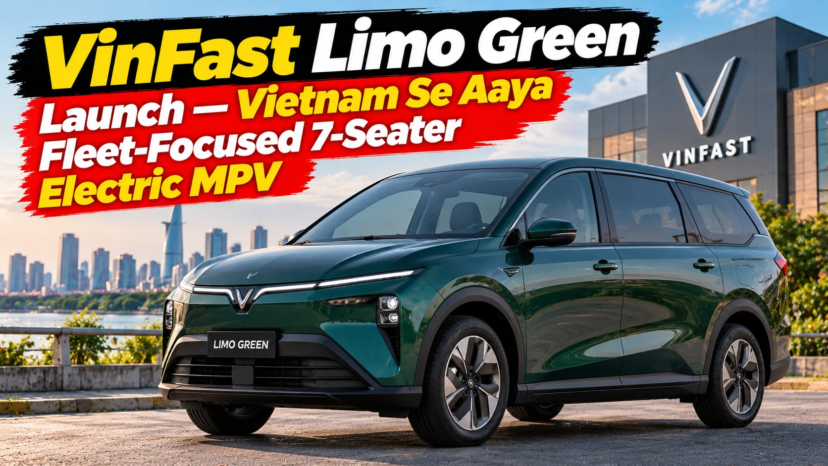 VinFast Limo Green Launch — Vietnam Se Aaya Fleet-Focused 7-Seater Electric MPV