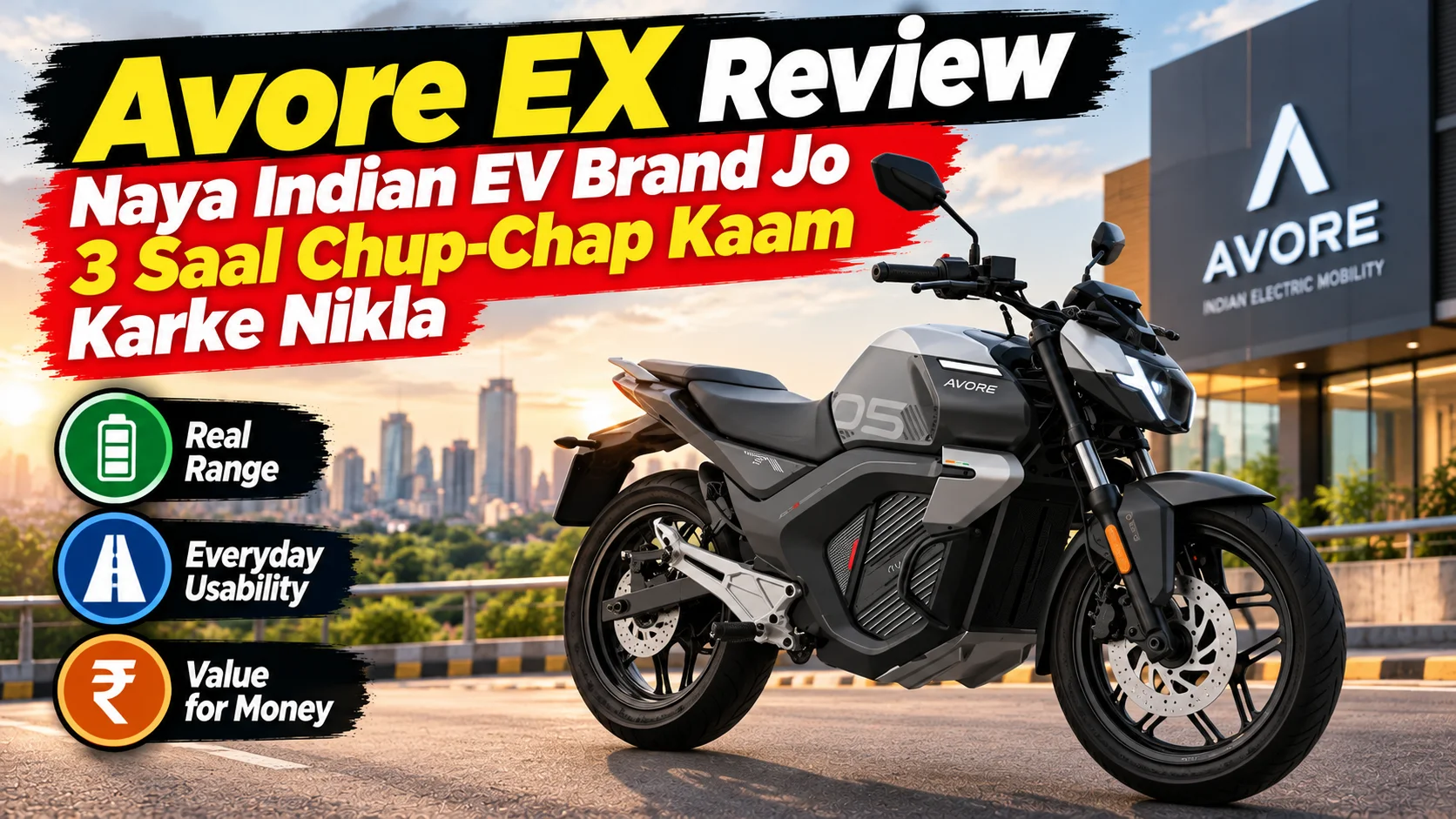 Avore EX Review — Naya Indian EV Brand Jo 3 Saal Chup-Chap Kaam Karke Nikla