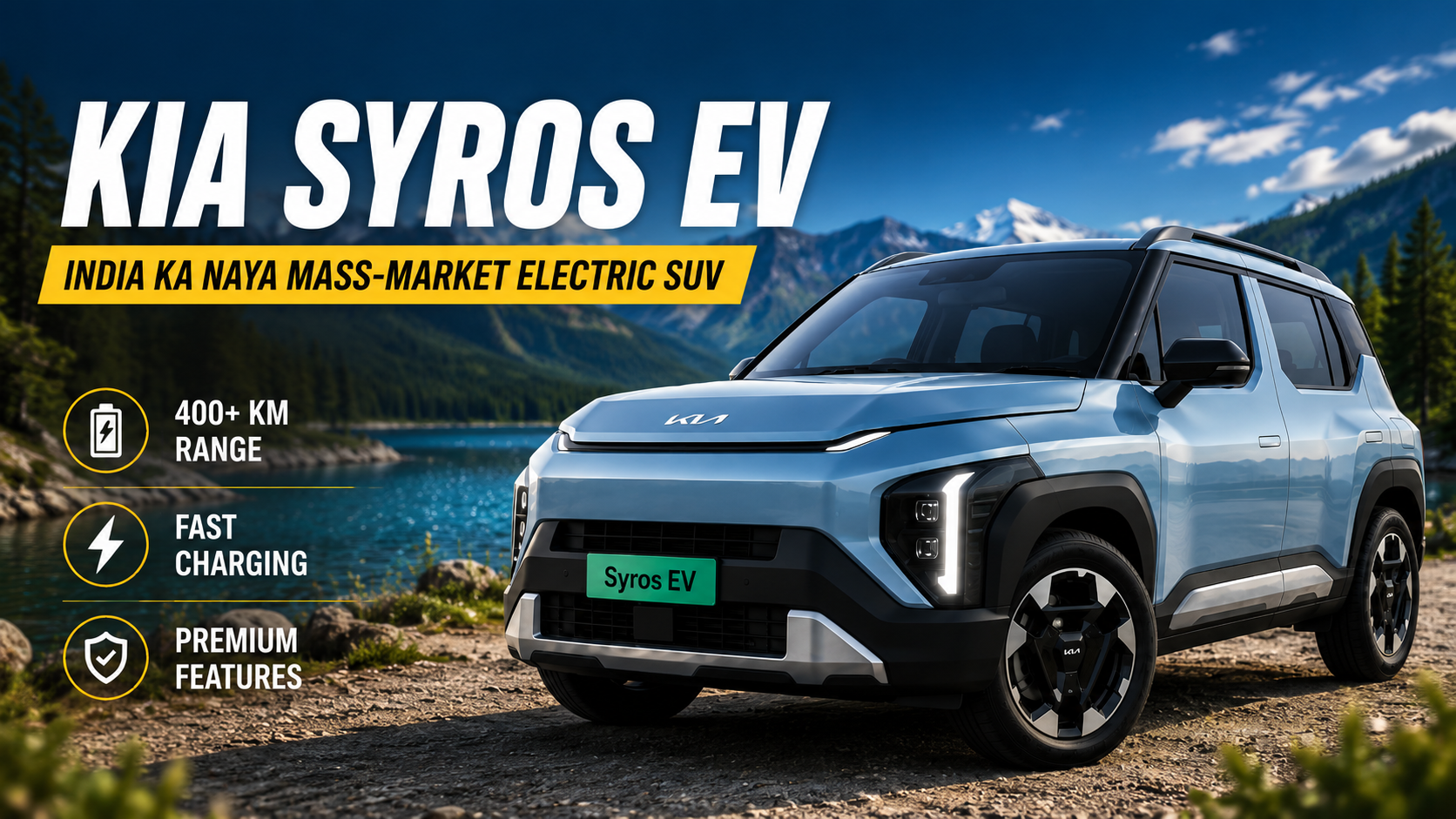 Kia Syros EV — India Ka Naya Mass-Market Electric SUV