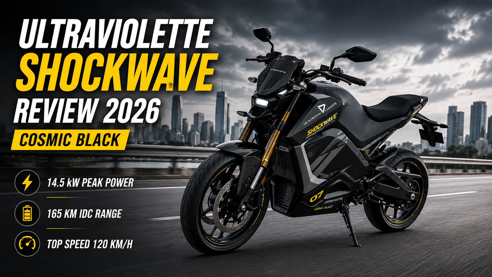 Ultraviolette Shockwave Review — India Ka Pehla Electric Enduro