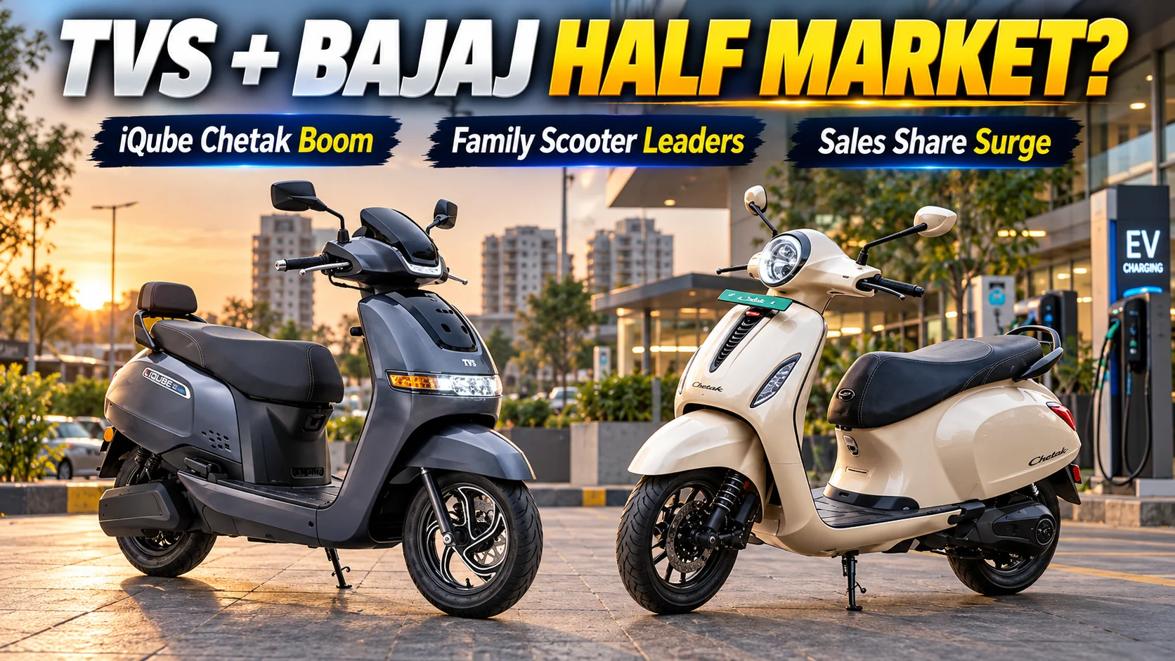 TVS Aur Bajaj Ne Milkar Aadha Electric Scooter Market Control Kar Liya — Startups Ka Ab Kya Hoga?